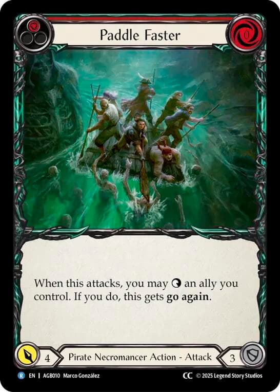Paddle Faster (CC Tag)