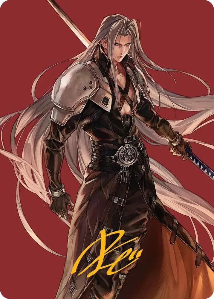 Sephiroth, Fabled SOLDIER Art Card (Gold-Stamped Signature)