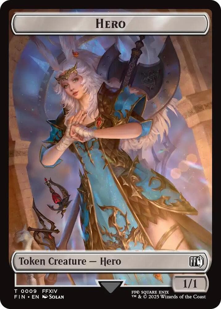 Hero (0009) // Frog Double-Sided Token