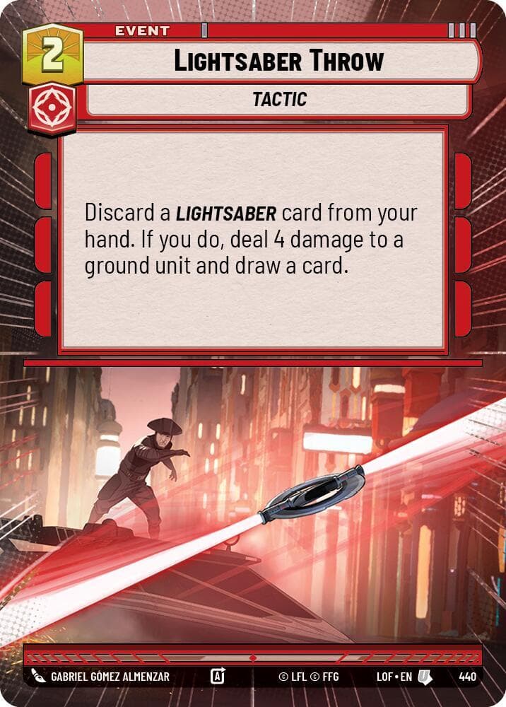 Lightsaber Throw (Hyperspace)