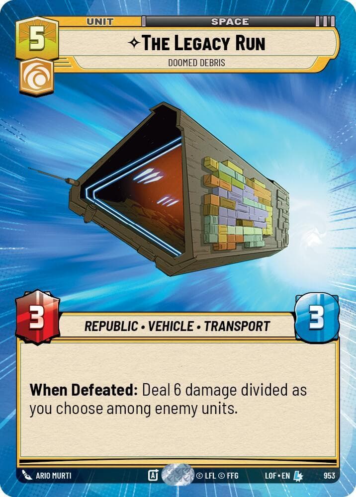 The Legacy Run - Doomed Debris (Hyperspace Foil)