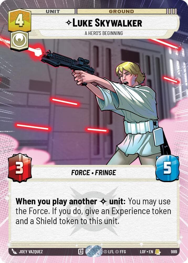 Luke Skywalker - A Hero's Beginning (Hyperspace Foil)