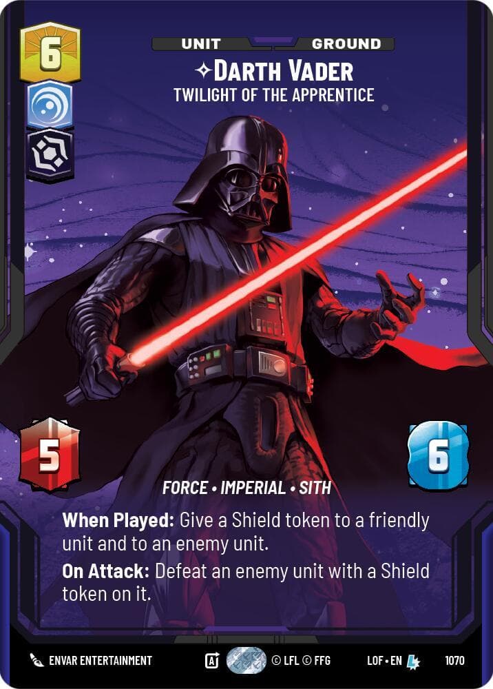Darth Vader - Twilight of the Apprentice (Prestige Foil)