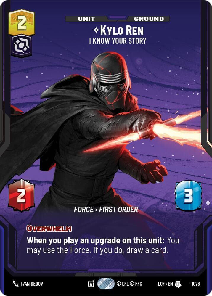Kylo Ren - I Know Your Story (Prestige Foil)