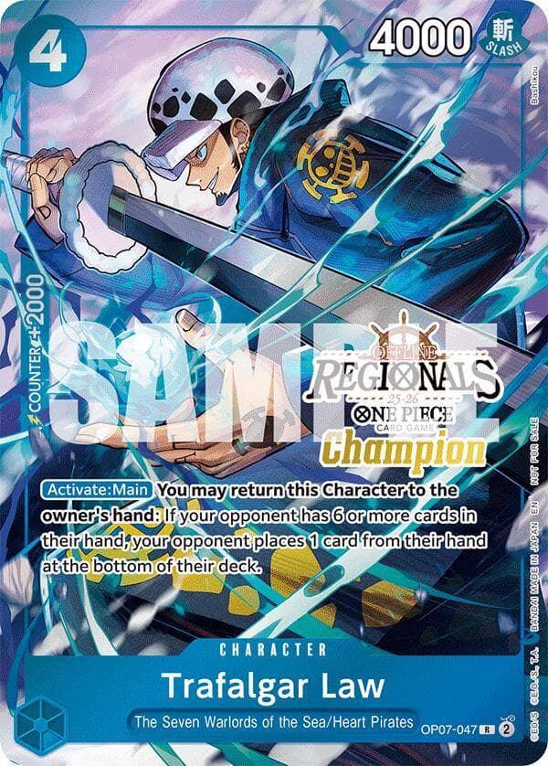 Trafalgar Law (Offline Regional Champion Card Set 2025 Vol.2)