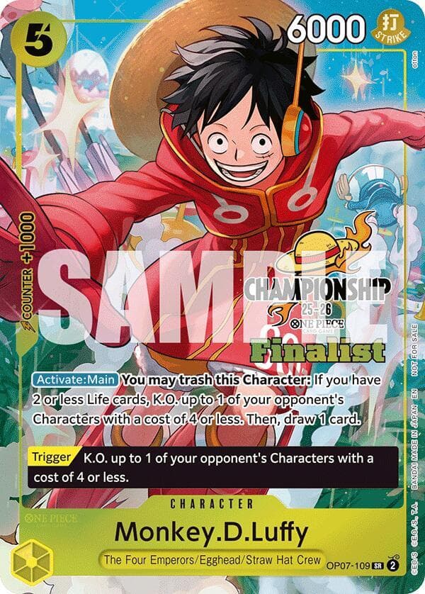 Monkey.D.Luffy (CS 25-26 Finalist Card Set 1)