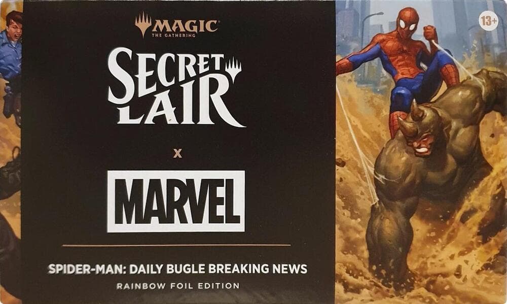 Secret Lair Drop: Secret Lair x Marvel's Spider-Man: Daily Bugle Breaking News - Rainbow Foil Edition