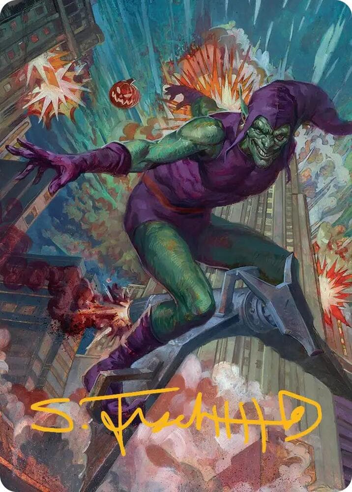 Green Goblin Art Card (26/54) (Gold-Stamped Signature)