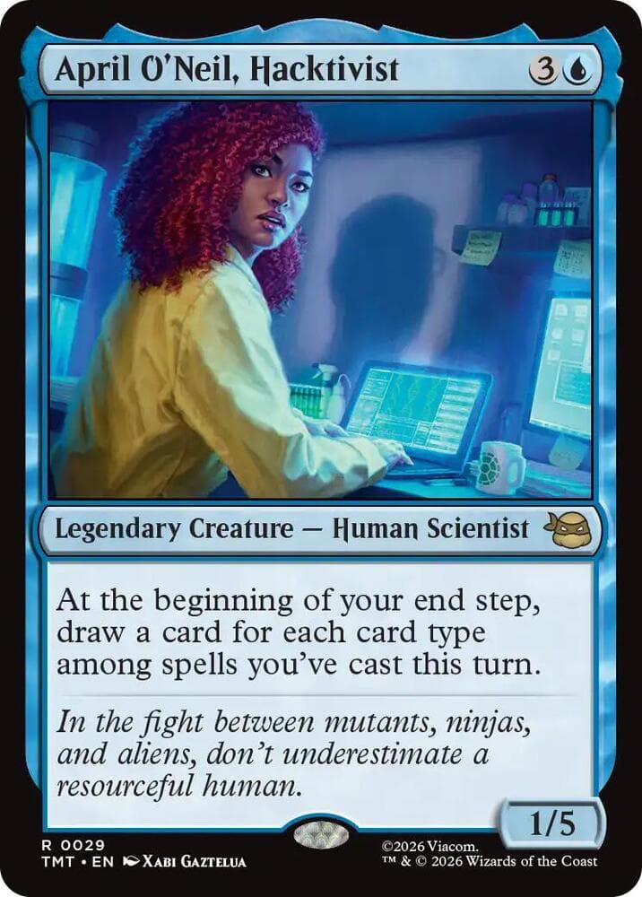 April O'Neil, Hacktivist
