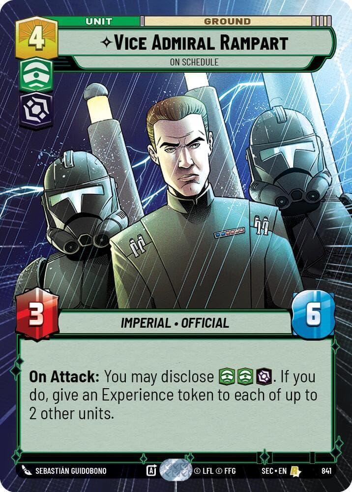 Vice Admiral Rampart - On Schedule (Hyperspace Foil)