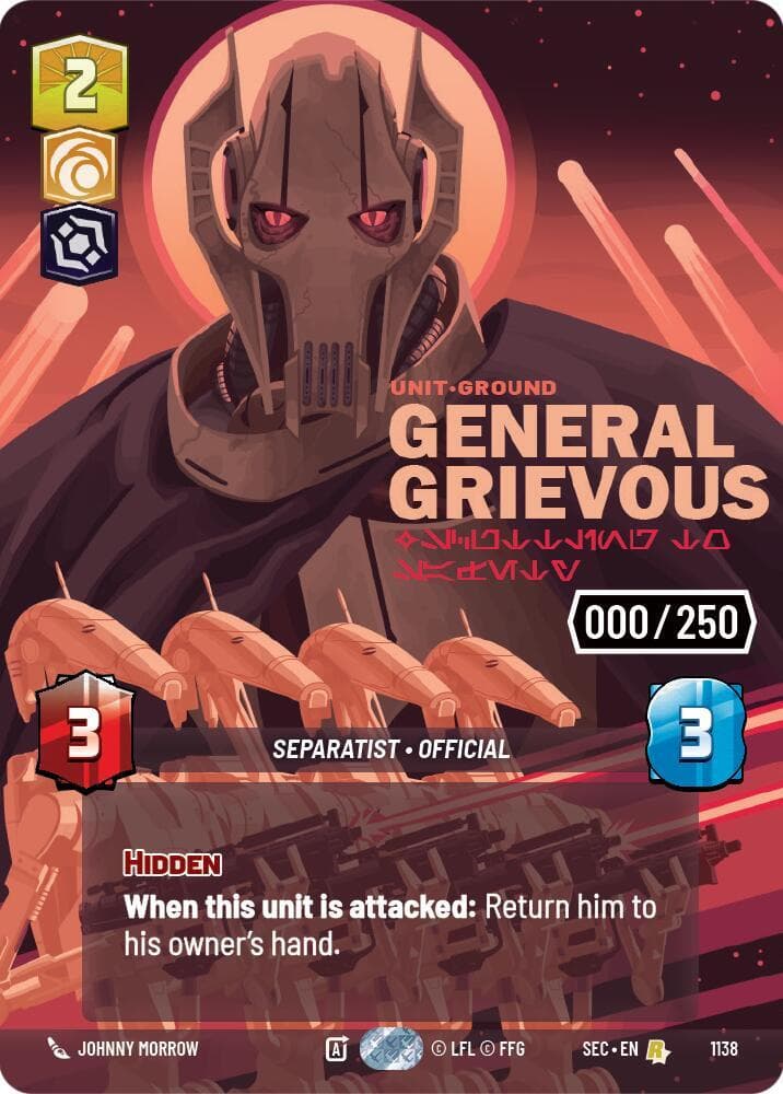 General Grievous - Scuttling to Safety (Serialized)