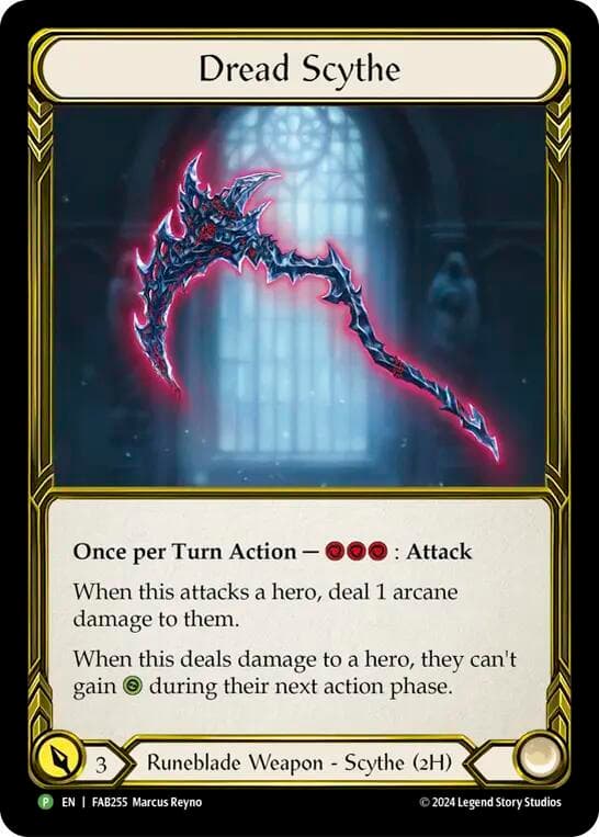 Dread Scythe (Golden) - FAB255