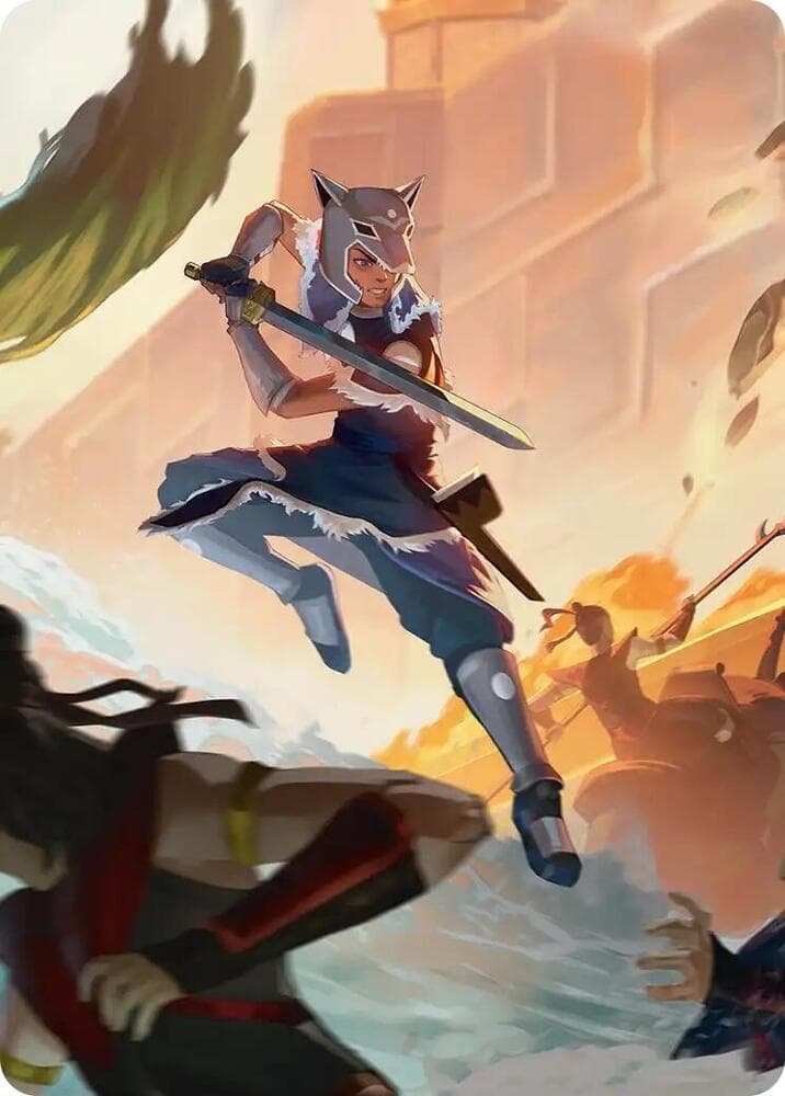 Sokka's Charge Art Card