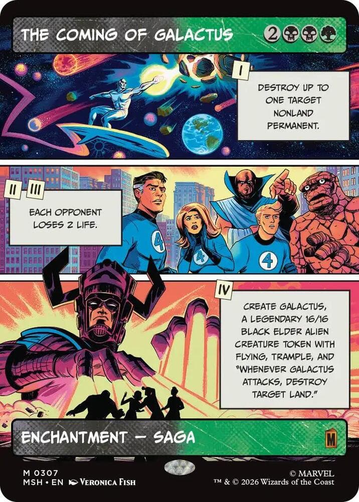 The Coming of Galactus (Borderless)