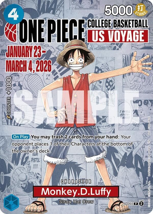 Monkey.D.Luffy (055) (College Basketball US Voyage)