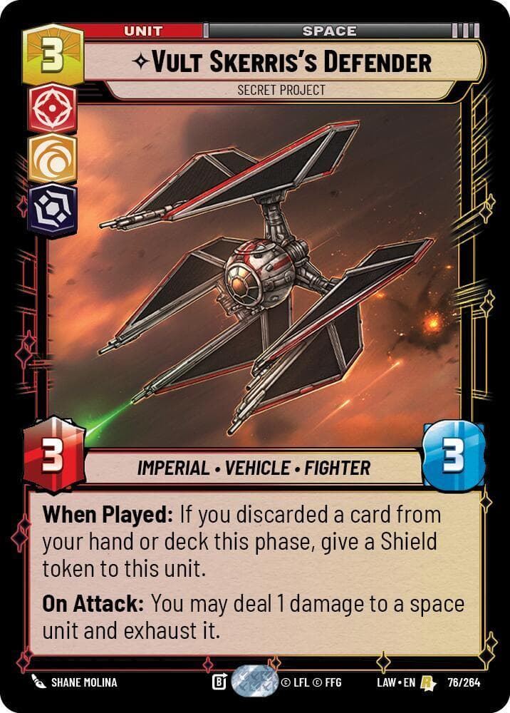 Vult Skerris's Defender - Secret Project