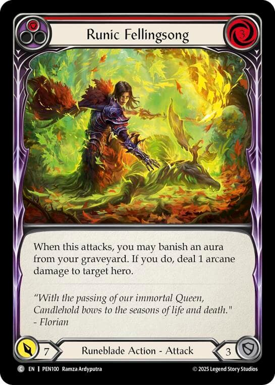 Runic Fellingsong (Red)