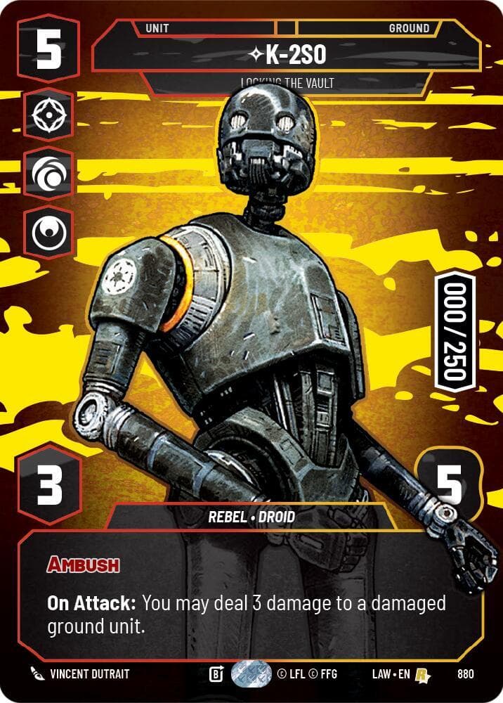 K-2S0 - Locking the Vault (Serialized)