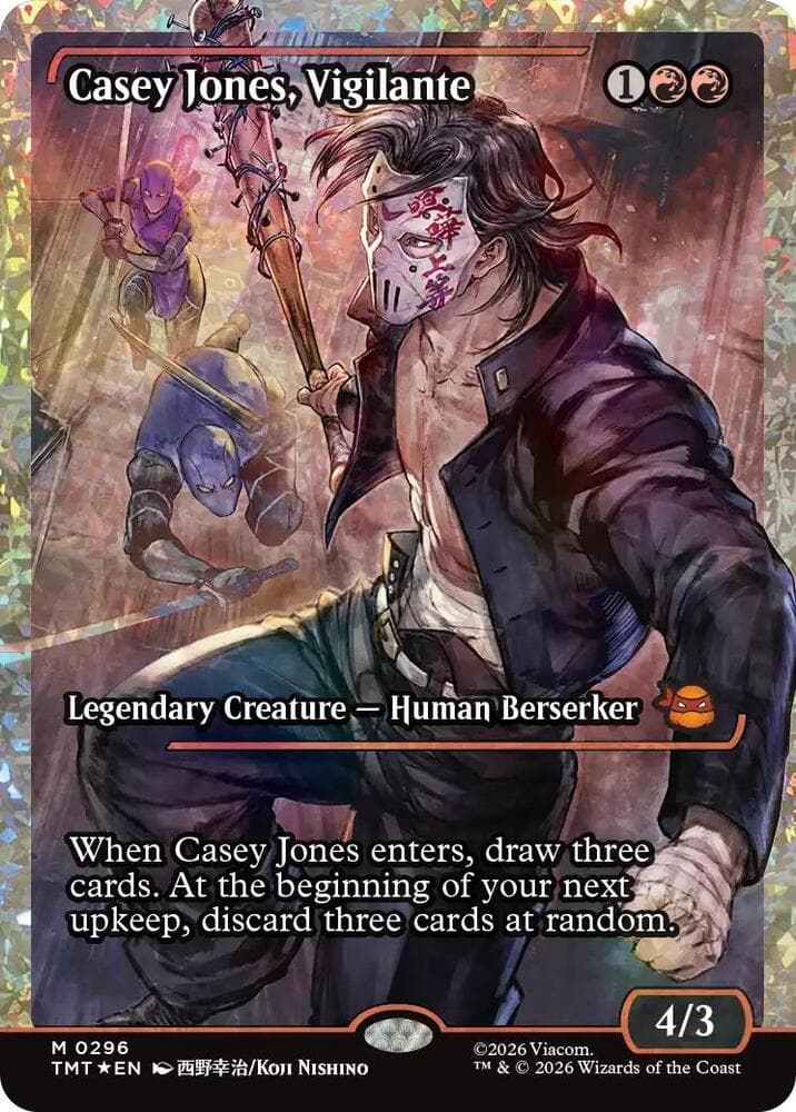 Casey Jones, Vigilante (0296) (Showcase) (Fracture Foil)