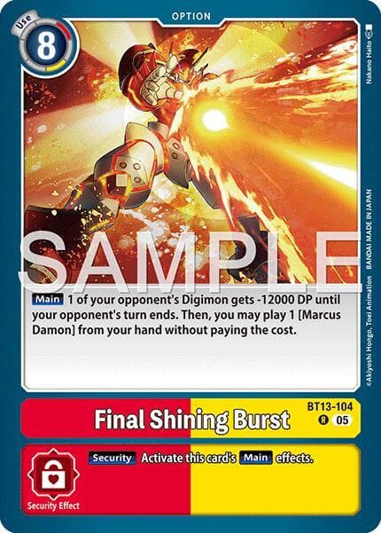 Final Shining Burst (Reprint)