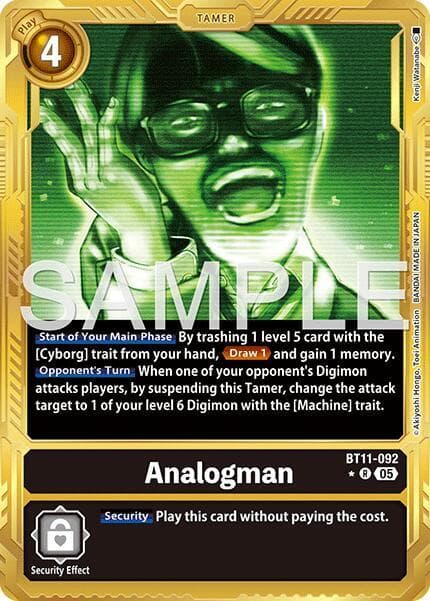 Analogman (Gold Border)