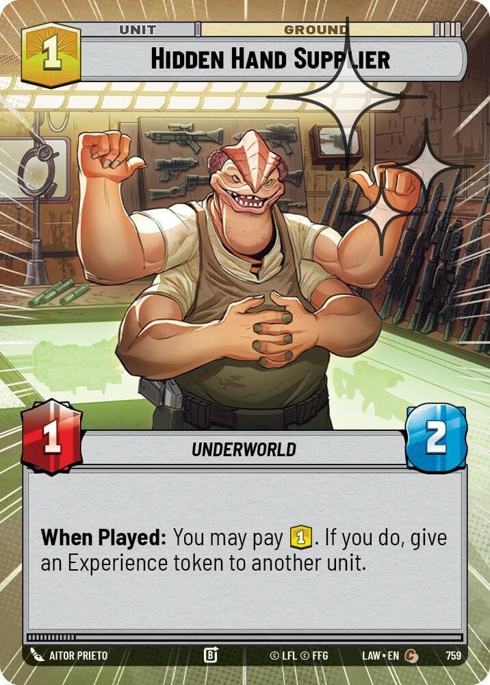 Hidden Hand Supplier (Hyperspace Foil)