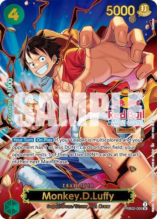 Monkey.D.Luffy (Red Bull Double Don!!) (Winner) (Textured)