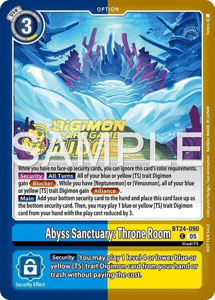 Abyss Sanctuary: Throne Room (Judge Pack 9)