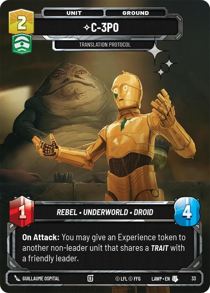 C-3PO - Translation Protocol (Foil)