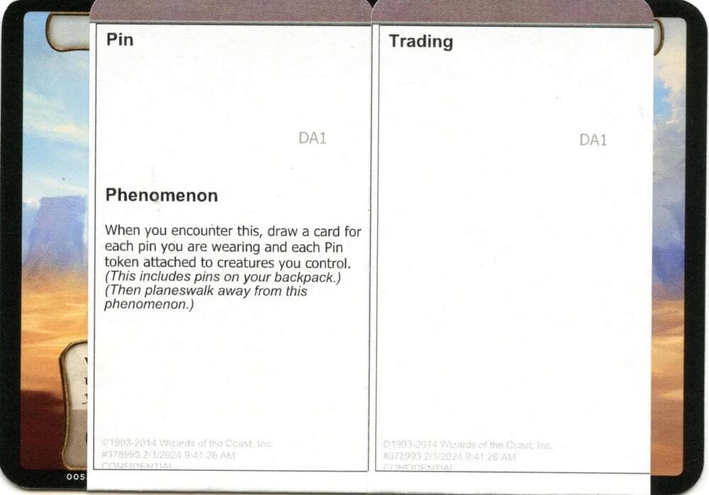 Pin Trading (Black Lotus Unknown Planechase)
