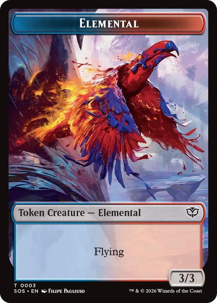Elemental (0003) // Treasure Double-Sided Token